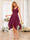 A-Line/Princess V-Neck Short Wedding Party Dresses with Appliques