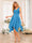 A-Line/Princess V-Neck Short Wedding Party Dresses with Appliques