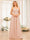 A-Line/Princess One-Shoulder Long Wedding Party Dresses with Split Side