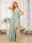 A-Line/Princess One-Shoulder Long Wedding Party Dresses with Watteau Train