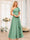 A-Line/Princess One-Shoulder Long Wedding Party Dresses with Split Side