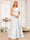 A-Line/Princess One-Shoulder Long Wedding Party Dresses with Split Side