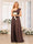 A-Line/Princess One-Shoulder Long Wedding Party Dresses with Split Side