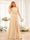A-Line/Princess One-Shoulder Long Wedding Party Dresses with Split Side