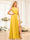A-Line/Princess One-Shoulder Long Wedding Party Dresses with Split Side