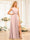 A-Line/Princess One-Shoulder Long Wedding Party Dresses with Split Side