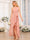 A-Line/Princess One-Shoulder Long Wedding Party Dresses with Sash
