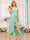 A-Line/Princess One-Shoulder Long Wedding Party Dresses with Sash