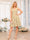 A-Line/Princess V-Neck Short Wedding Party Dresses with Ruffles