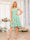 A-Line/Princess V-Neck Short Wedding Party Dresses with Ruffles