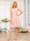 A-Line/Princess V-Neck Short Wedding Party Dresses with Ruffles