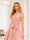 A-Line/Princess Halter Short Wedding Party Dresses with Sash