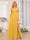 A-Line/Princess Spaghetti Straps Long Wedding Party Dresses with Split Side & Pockets