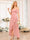 A-Line/Princess Spaghetti Straps Long Wedding Party Dresses with Ruffles