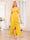 A-Line/Princess Spaghetti Straps Long Wedding Party Dresses with Ruffles