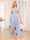A-Line/Princess Spaghetti Straps Long Wedding Party Dresses with Ruffles
