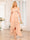 A-Line/Princess Spaghetti Straps Long Wedding Party Dresses with Ruffles