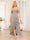 A-Line/Princess Spaghetti Straps Long Wedding Party Dresses with Ruffles