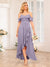 A-Line/Princess Spaghetti Straps Long Wedding Party Dresses with Ruffles