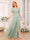 A-Line/Princess V-Neck Long Wedding Party Dresses with Split Side & Pockets
