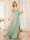 A-Line/Princess Spaghetti Straps Long Wedding Party Dresses with Split Side