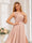 A-Line/Princess One-Shoulder Long Formal Dresses with Split Side