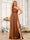 A-Line/Princess One-Shoulder Long Formal Dresses with Split Side
