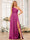 A-Line/Princess One-Shoulder Long Formal Dresses with Split Side