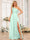 A-Line/Princess One-Shoulder Long Formal Dresses with Split Side