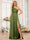 A-Line/Princess One-Shoulder Long Formal Dresses with Split Side