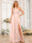 A-Line/Princess One-Shoulder Long Formal Dresses with Split Side