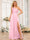 A-Line/Princess One-Shoulder Long Formal Dresses with Split Side