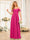 A-Line/Princess Spaghetti Straps Long Wedding Party Dresses with Ruched