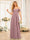 A-Line/Princess Spaghetti Straps Long Wedding Party Dresses with Ruched