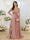 A-Line/Princess Off-the-Shoulder Long Wedding Party Dresses with Split Side
