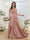 A-Line/Princess Off-the-Shoulder Long Wedding Party Dresses with Split Side